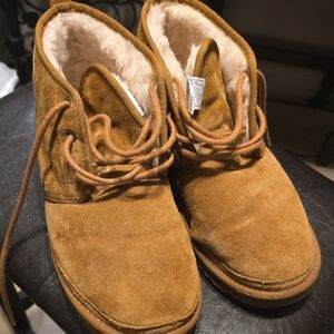 Cozy Tan Suede Ankle Boots